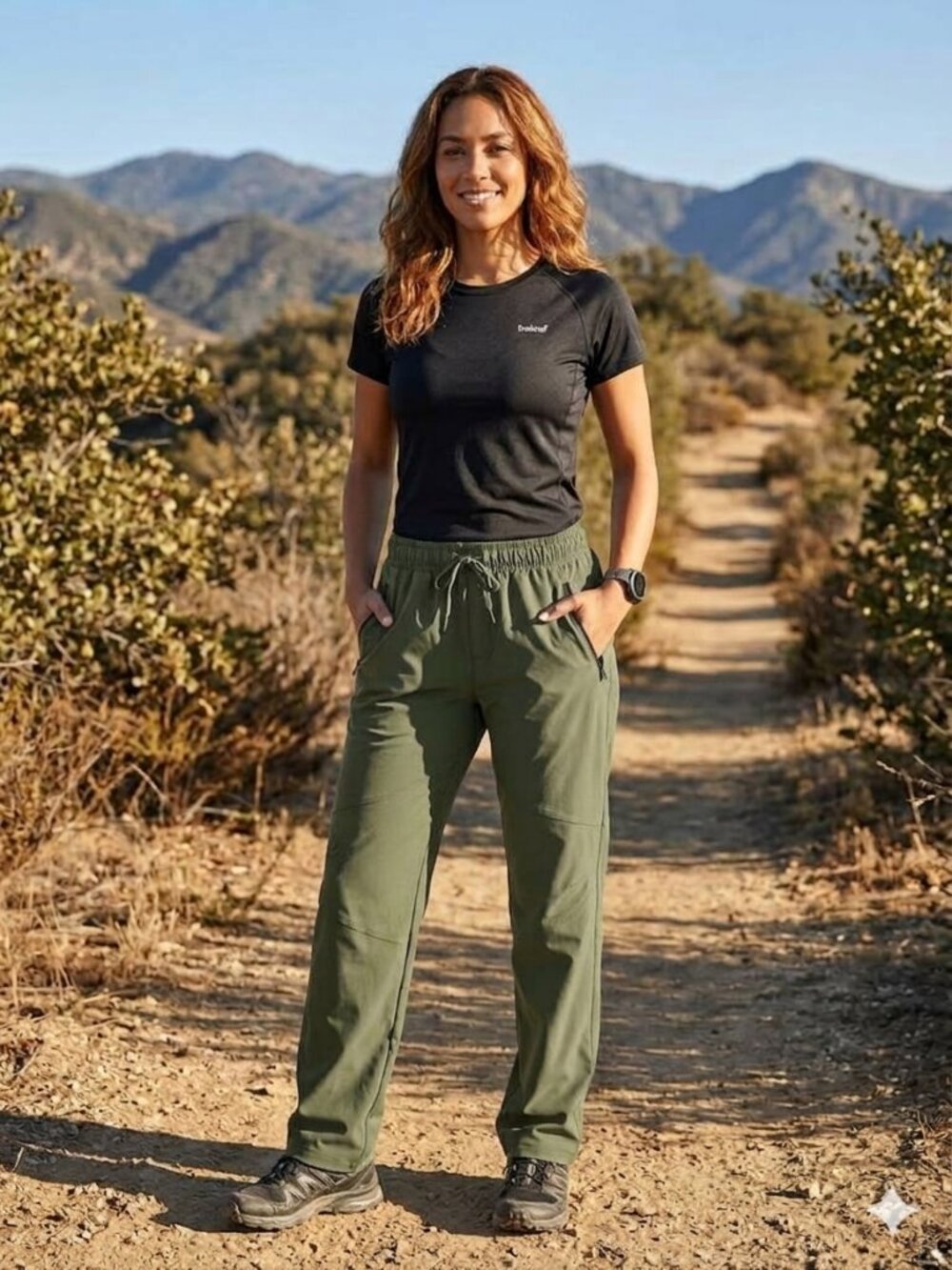 BALEAF Women's Water-Resistant Hiking Pants